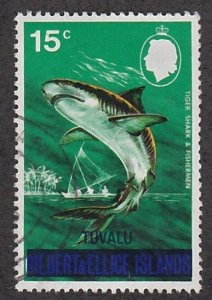 Tuvalu # 9, Shark, Used