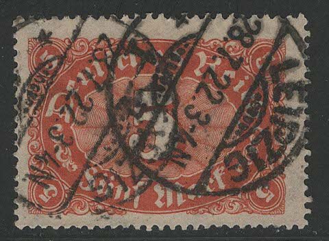 Germany Reich Scott # 194c, used, exp h/s, Mi # 194b