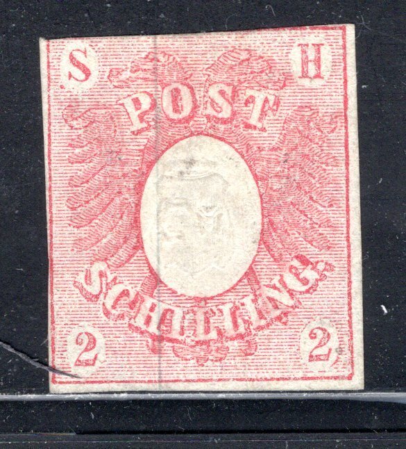 Schleswig-Holstein #2 Unused no gum, F/VF.  CV $325   ...   5570002