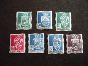 Stamps - Algeria - Scott# 148-158 - Mint Hinged Part Set of 7 Stamps