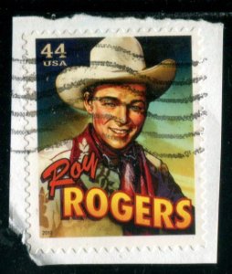 4446 US 44c Roy Rogers SA, used on paper