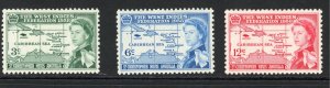 St. Kitts-Nevis 136-138 MNH 1958