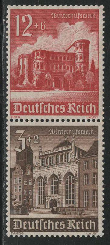 Germany Scott # B182, B177, mint nh, se-tenant, Mi# S266