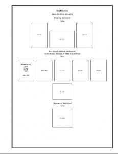 PRINTED ROMANIA 1858-2010 + 2011-2020 STAMP ALBUM PAGES (1102 pages)