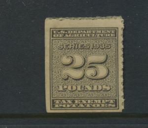 Scott #RI17 Potato Tax Mint Revenue Stamp (Stock #RI17-B1)