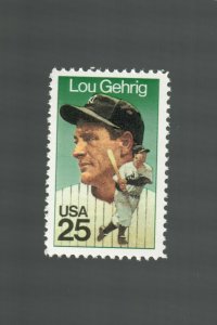 2417 Lou Gehrig Single MNH