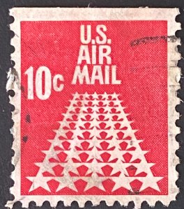 5c airmail red United States    , stamp ge5 used