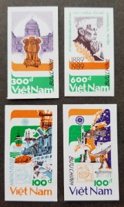 Vietnam Birth Centenary J. Nehru 1989 Oil Satellite Science (stamp) MNH *imperf 