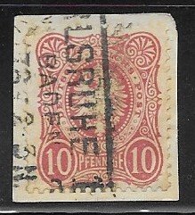 Germany Sc#31   Mi#33 with E Used L87