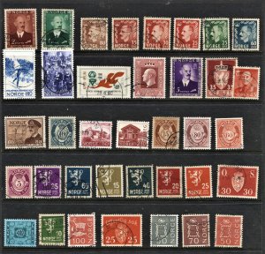STAMP STATION PERTH Norway #37 Used Selection - Unchecked