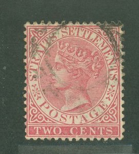 Straits Settlements #41a Used Single