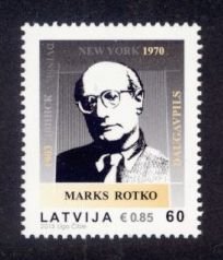 Latvia Sc# 841 MNH Mark Rothko
