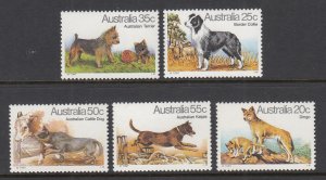 Australia 727-731 Dogs MNH VF