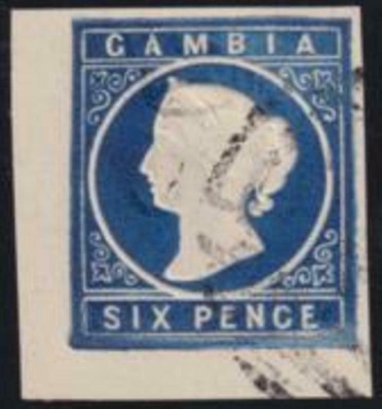 Gambia 1869 SC 2 Used 