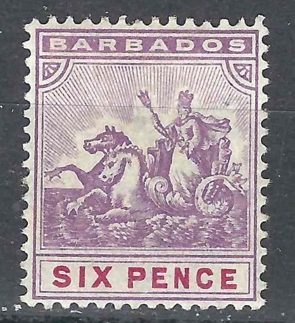 Barbados 97 SG 141 MLH VF 1904 SCV $47.50