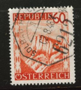 Austria Scott 508 Used stamp from 1947-48 set