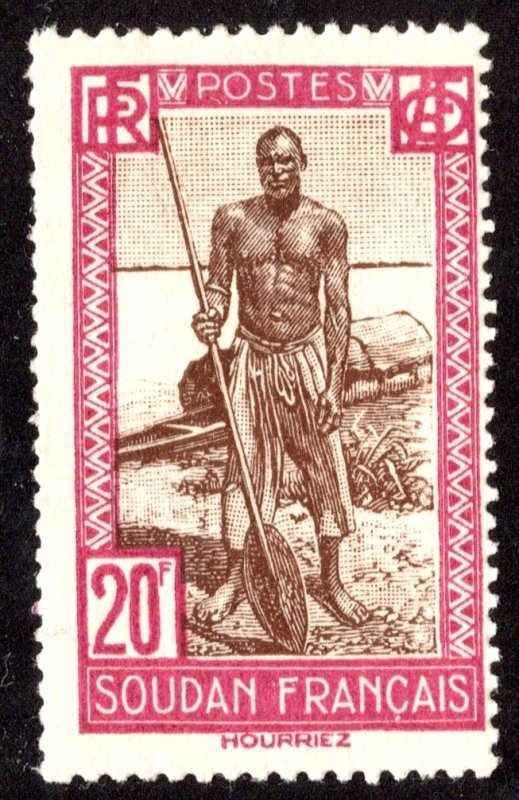 French Sudan Scott 101 Unused hinged.