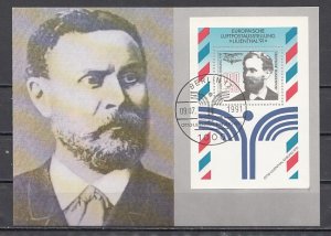 Germany, Scott cat. B713. Centenary Of First Flight. Max card. ^.