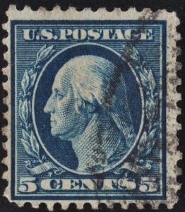 SC#504 5¢ Washington Single (1917) Used