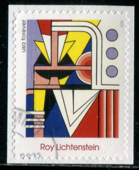 5793 US 63c Roy Lichtenstein SA Used On Paper United States   Cb2dedddd51a84d91b2a0db33b5915b4 