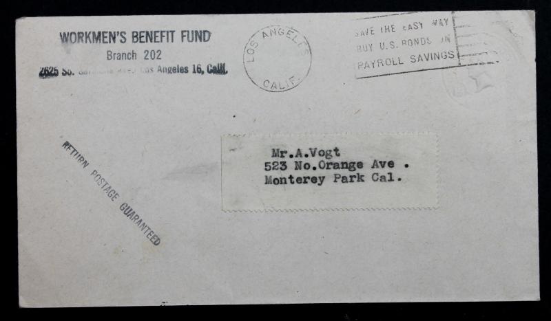 US Error/EFO Stamped Envelope U481 Albino USED  (Entire) 4 3/4 x 6 3/4 in