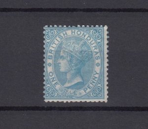 British Honduras QV 1865 1d Blue No Watermark SG1 MH  BP1271