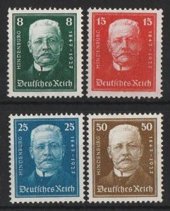 GERMANY 1927 President's Birthday set 8pf-50pf. MNH **. Mi 403-6 cat €100.