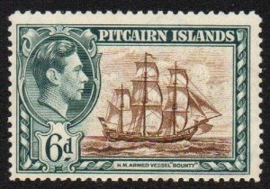 Pitcairn Islands Sc #6 Mint Hinged
