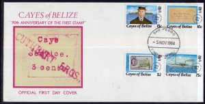 Belize Cayes of Belize 18-21 U/A FDC