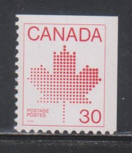 Canada, 30c Maple Leaf (SC# 945) MNH