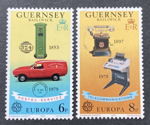 Guernsey 1979 #189-90, Europa, MNH.