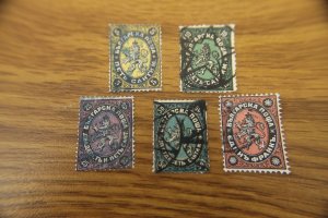 BULGARIA 1 - 5 USED  SCARCE SET