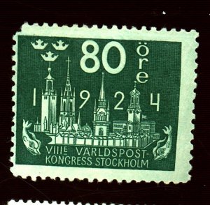 SWEDEN 208 MINT FVF OG LH Cat $35