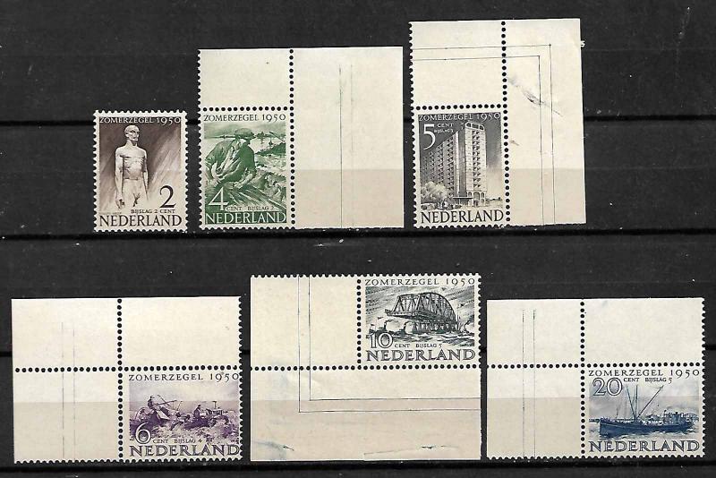 NETHERLANDS STAMPS. SET COMPLETE Sc.#B208-B213, MNH