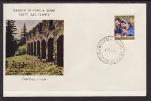 Norfolk Island 70 Christmas 1965 U/A FDC