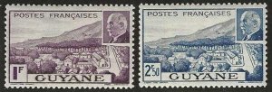 French Guiana 170A-170B, mint, never hinged. Complete set.. 1941. (F554)