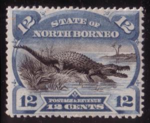 YS-C155 NORTH BORNEO - Crocodile, Sg 75, 12 Cents MH