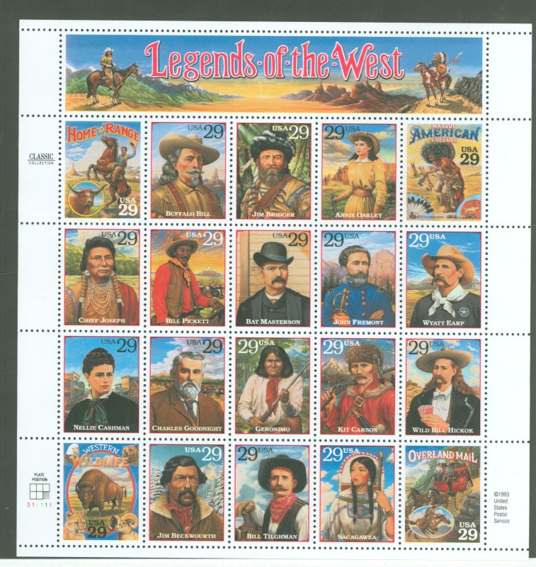 United States #2869  Souvenir Sheet