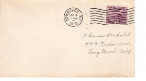 3c  CENTURY OF PROGRESS  - NEWBURGH, NY 1933  FDC17564