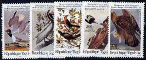 Togo 1985 Birth Bicentenmary of John Audubon (Birds) unmo...