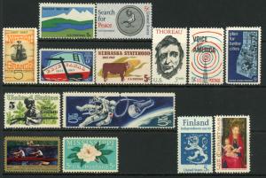 USA 1323-1337 Unused (MH) (1967 Commemorative Year Set)