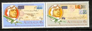 AUSTRALIA 1984 50th Anniversary of Official Airmail Service Set  Sc 891a MNH