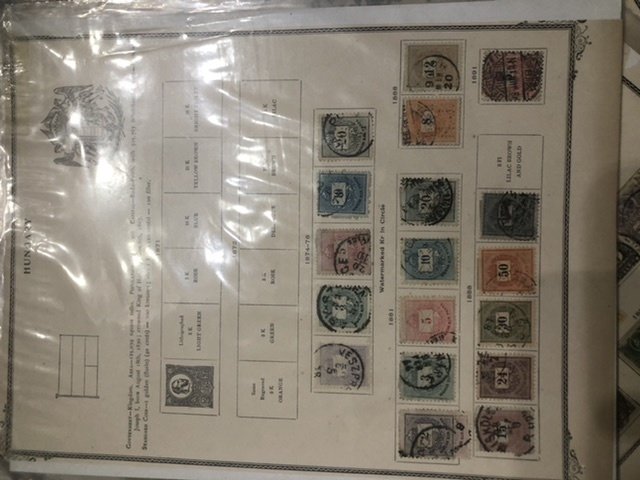 W.W. Stamp Pages VERY OLD Japan,Germany Empire, Dutch Indies &. More