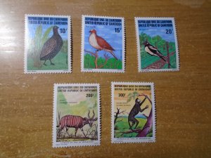 Cameroon  #  714-18  MNH  Birds
