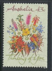 SG 1231  SC# 1164b  Used right margin imperf Wildflowers 