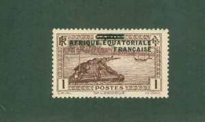 FRENCH EQUATORIAL AFRICA 1 MH BIN$ 1.00