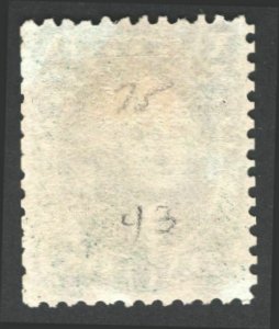 SCOTT #43 MINT VF - NGAI - w/PF Cert.  (LB 3/9)