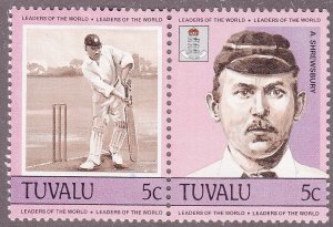 Tuvalu 259  A. Shrewsbury Playing Cricket 1984