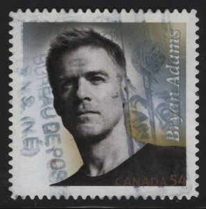 Canada 2009 used Sc 2334a 54c Bryan Adams ex booklet