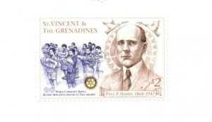 St. Vincent 1997 SC# 2438 Rotary International, Paul Harris - Single Stamp - MNH